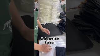 Install seat cushion cover for wedge car seat cushionproductionprocess jympillow cushionfactory [upl. by Milde555]