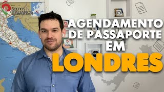 CONSULADO DE LONDRES Agendamento de passaporte renovação e o atendimento  Dicas práticas [upl. by Reichel918]