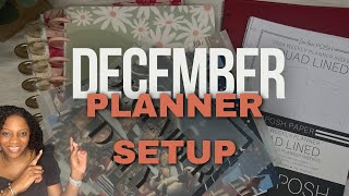 December 2024 Planner Setup  Frankenplanner  Christmas Planner Setup  Monthly Planner Reset [upl. by Aja]