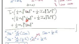 Screencast 152  Kinetic Energy of a FourBar Mechanism [upl. by Geoffrey852]