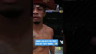 Andre Lima to get a ‘bite’ bonus 😳 UFCVegas89 [upl. by Alyse]