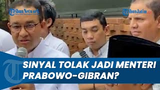 Ditawari Gabung Jadi Menteri Prabowo Gibran Anies Baswedan Berikan Respons Menohok [upl. by Retsof]