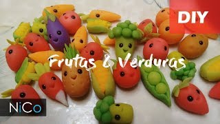 Frutas amp Verduras de Porcelana Fria  Tutorial Facil [upl. by Enilaf]