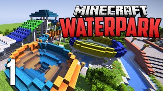 WATERPARK 1  Minecraft Map Spotlight [upl. by Ahsam]