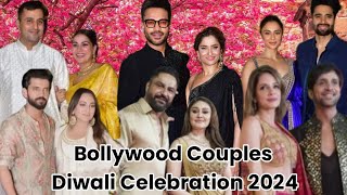 Bollywood Stars Coulpes Celebrated Diwali At Ekta Kapoor House  Diwali Celebration 2024 [upl. by Ayat107]