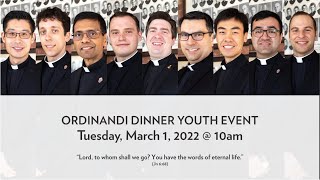 2022 Ordinandi Dinner Youth Event [upl. by Bernadina]