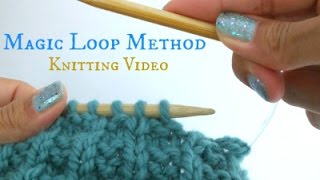 Magic Loop Method Knitting [upl. by Oiled]