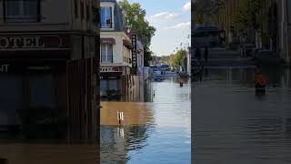 Tempête Kirk Longjumeau  Essone sous leau 11102024 [upl. by Atteragram]