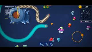 WORMS ZONE IO gain slither snake top  Epic worms zone best gameplay Priyarahu5566 [upl. by Claudio]