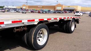 How To Slide Tandems On A Split Axle Trailer [upl. by Ycak568]