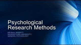 Psychological Research Methods [upl. by Bedwell]