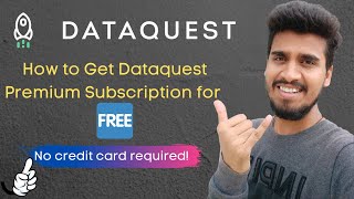 How to Get Dataquest Premium Subscription for Free  Dataquest Become a Data Scientist For Free [upl. by Ringler]