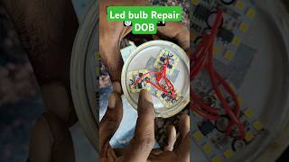 Led bulb Repair with DOB 230v AC  Electronics Verma [upl. by Kusin735]