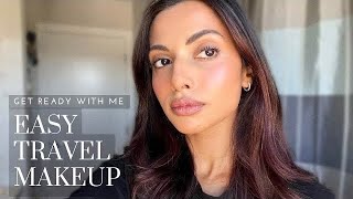 EASY TRAVEL MAKEUP GRWM  BrownOlive Skin Tones [upl. by Haraf319]