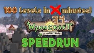 Wynncraft Speedrun Lvl 1100 3425 [upl. by Ahsihat191]