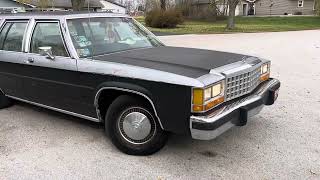 1987 ford Ltd wagon walk around [upl. by Titos]