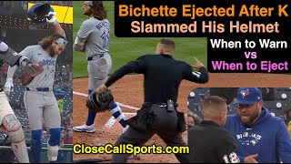 E39  Bo Bichette Ejected for Helmet Slam Umpire Jonathan Parra Deemed Extremely Severe [upl. by Forbes]