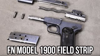 FN Model 1900 Field Strip [upl. by Grishilda444]