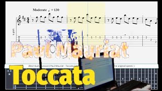 Best Guitar Lesson  Paul Mauriat  Toccata  slow speed for lesson [upl. by Danit862]