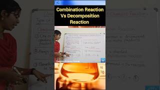 Combination Reaction Vs Decomposition Reaction combinationreaction decompositionreaction [upl. by Eniliuqcaj401]