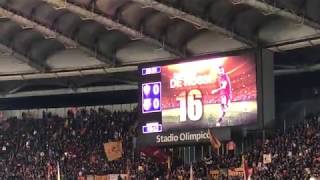 Roma  Barcellona 30 la formazione della Roma [upl. by Rehpotsirh]