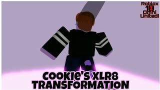 Cookies XLR8 Transformation  EP2 Jaspers Capture  Roblox 10 Omni United [upl. by Gilles]