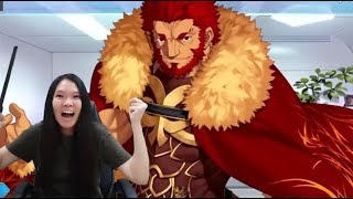 FateGrand Order Iskandars Voice Lines REACTION [upl. by Krystyna433]