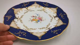 Antique Coalport China 5879 Dessert Plate [upl. by Yesak]