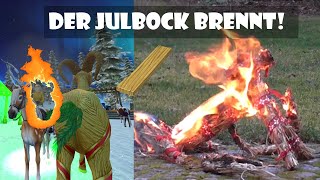 Der Julbock BRETT  Julbock verbrennen in Reallife [upl. by Henden]