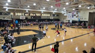 TCPS Vs Pontotoc PreSeason Tourney 8324 First Set 2325 [upl. by Cirdnek]