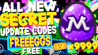 ALL 20 NEW FREE MYTHIC EGGS UPDATE CODES in BEE SWARM SIMULATOR CODES Bee Swarm Simulator Codes [upl. by Yt]