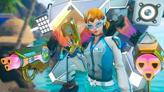 NEW Gentle Tokki Aqua Dva Skin Showcase  Overwatch 2 [upl. by Johnson]