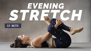 10 Minute Evening Stretch for Beginners  Better Sleep amp Relaxation [upl. by Veda]