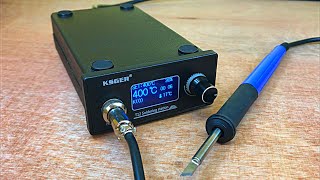 KSGER T12 soldering station unboxing and review [upl. by Ramilahs]