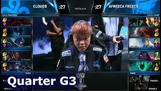 C9 vs AFS Game 3  Quarter Final S8 LoL Worlds 2018  Cloud 9 vs Afreeca Freecs G3 [upl. by Nodnarbal347]