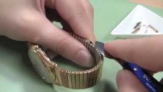 Watch Band Adjusting  How to Remove UClip Expansion Links [upl. by Oirram]