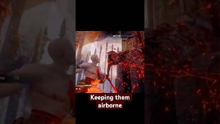 Draugr blades combo godofwar godofwarragnarok kratos nodamage 60fps [upl. by Adlez167]