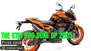 The KTM 890 DUKE GP 2025 [upl. by Naoj]