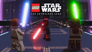 Obiwan Kenobi Qui gon jinn vs Darth Maul  Boss 1 [upl. by Baniez]