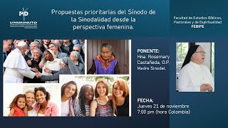 Propuestas prioritarias del Sínodo de la Sinodalidad desde la perspectiva femenina [upl. by Namref365]