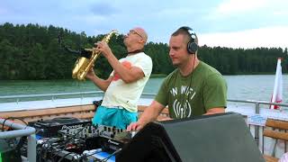 Infinity  Saxophone Live from Augustow City boat party [upl. by Silvana]