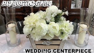 DIY RUSTIC GLAM CENTERPIECE WEDDING DECOR  DIY EVENT DECORATION 2020  PETALISBLESS [upl. by Parthinia]