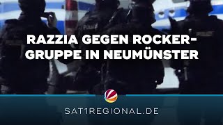 Razzia gegen Rockergruppe in Neumünster [upl. by Gilbart499]