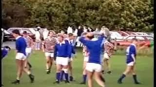 Classic rugby  Wirral Grammar School 1st Team v Wirral RUFC XV 1985  Rugby Union [upl. by Tillion]