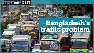 Bangladeshs traffic problem in numbers [upl. by Yrhcaz559]