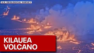 Hawaiis Kilauea volcano erupts again [upl. by Giulia]