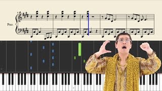 MC Zhang  Pen Pineapple Apple Pen PPAP  Piano Tutorial  SHEETS [upl. by Nahtonoj]