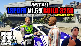 CARA INSTALL MOD LSPDFR GTA 5 TERBARU V169 BUILD 3258  GTA 5 POLICE MOD [upl. by Rodrique]