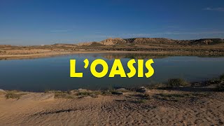 Le lac au milieu du desert des Bardenas Reales [upl. by Shwalb108]