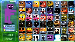 Five Nights at Freddys World Multiplayer All Animatronics UNLOCKED [upl. by Nylle]